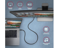 Axagon BUCM32-CM20AB, SPEED+ kabel USB-C - USB-C, 2m, USB 20Gbps - 1353478 - zdjęcie 2